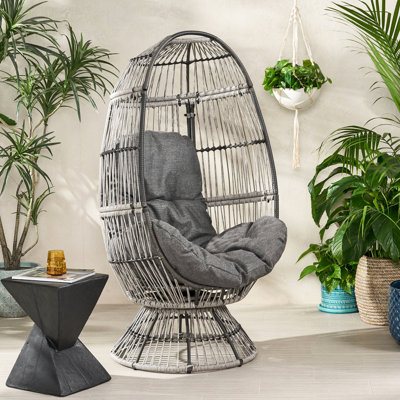 Attractive Swivel Seat, Basket Design, Padding Fashionable Breathable Fabric, Stylish Finish