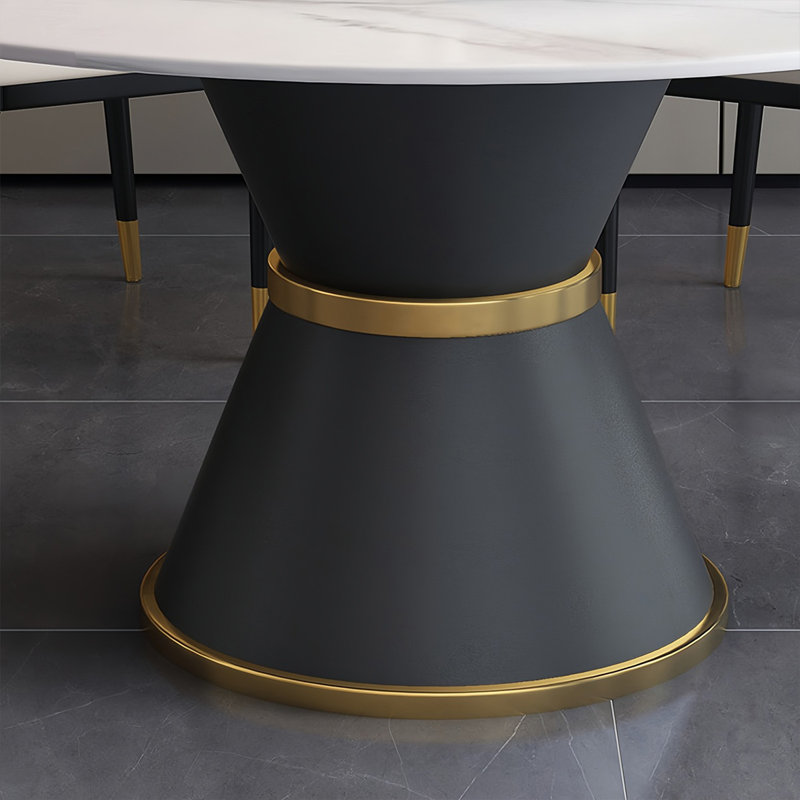 Table de salle à manger Modern, H 28,5 po x L 51,1 po x l 51,1 po