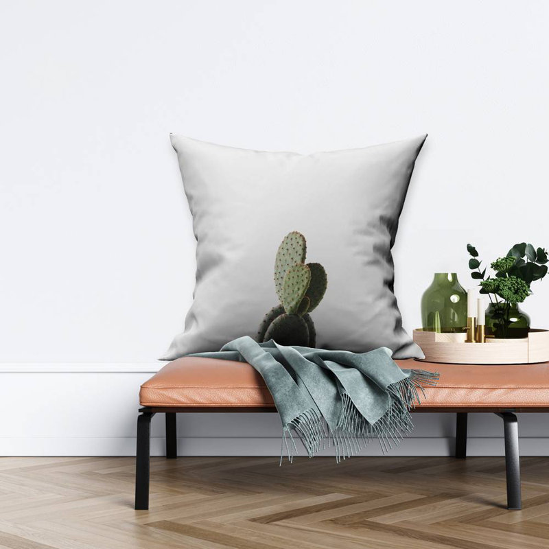 Potted Cactus - Hygge Botanical Throw for Cozy Home Decor