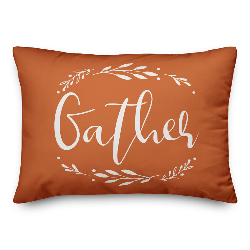 Throw Pillow, Orange