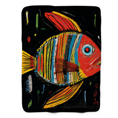 Abstract Beasts - 1 Piece Premium Sherpa Blanket