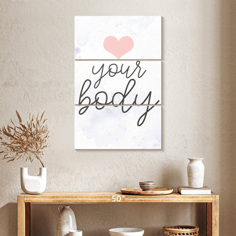 Tergel Love Your Body, 38" H x 24" W