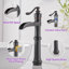 Robinet de salle de bains monotrou avec ensemble de drainage-44571116