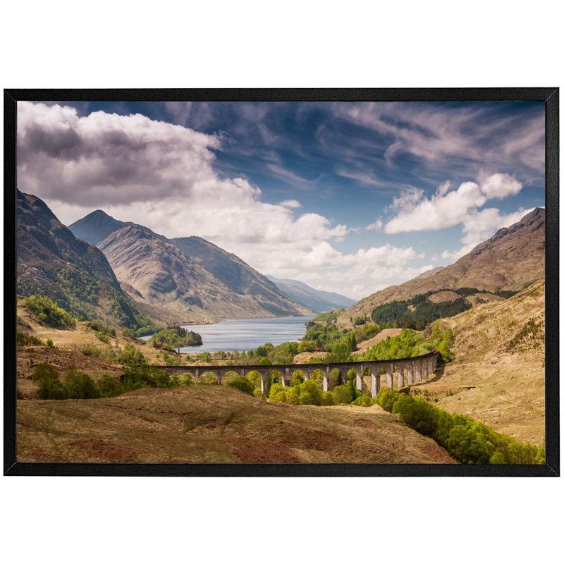 Girardville Single Picture Frame Print, Black Framed, 51cm H x 76cm W x 4cm D