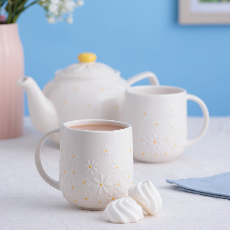 3 Piece Set - Teapot & Two Mugs