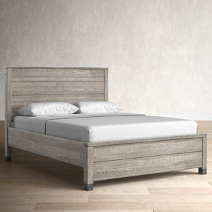 Vidalia Rustic Gray Wood Bed - KFROOMS