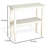 Rena Side End Table, Scallop Trim, 28 Inch Mahogany-105906781