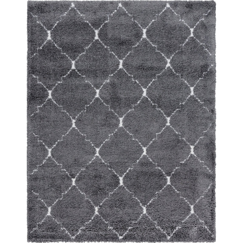 Moroccan Shag Oriental Indoor Rug, Rectangle 8' x 10'