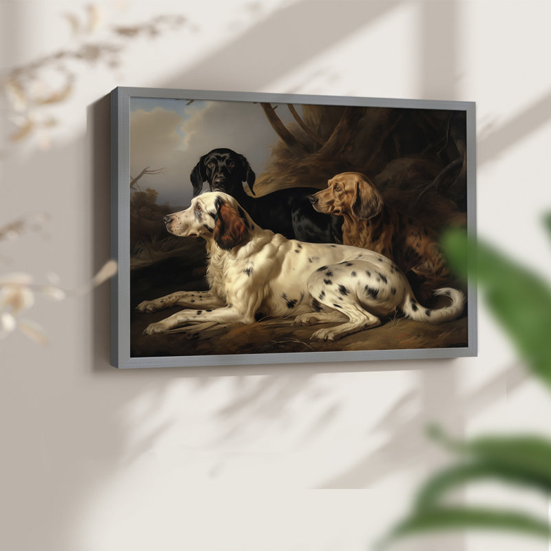 Faune - C - Reproduction encadrée - Restickable, H 22 po x l 28 po, Grey