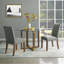 Arsos Round Glass Top Dining Table