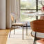 Ensemble de table de salle à manger 5 pièces avec chaises rembourrées-1032303686-1032303680-1032303692