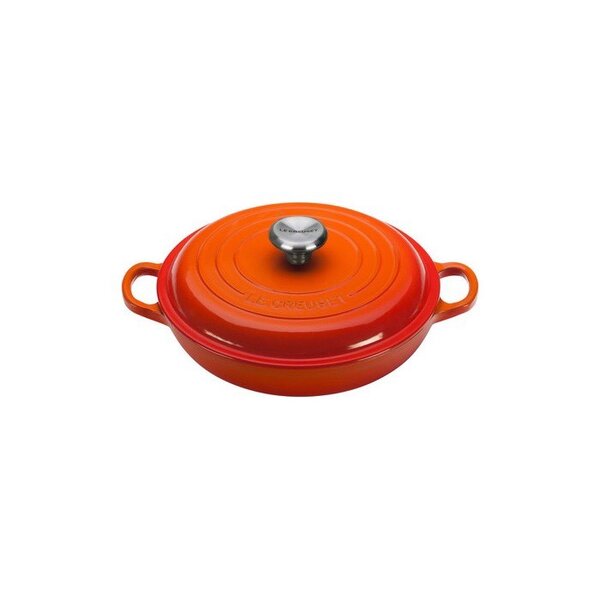 Le Creuset Cast Iron Crepe Pan with Rateau and Spatula