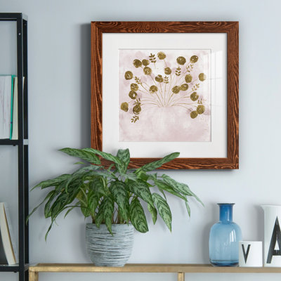 Golden II - Cadre photo, reproduction d'art sur papier
