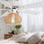 Ventilateur de plafond à cage en bois brun clair à 5 pales 42 "avec lumière DEL Adelaide