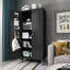 Armoire de rangement en métal avec portes et tablettes réglables, armoire de garage verrouillable avec roues et tiroirs et panneau perforé