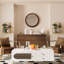 Grand miroir mural hublot nautique