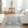 Tapis anthracite Bungalow Rose Medea