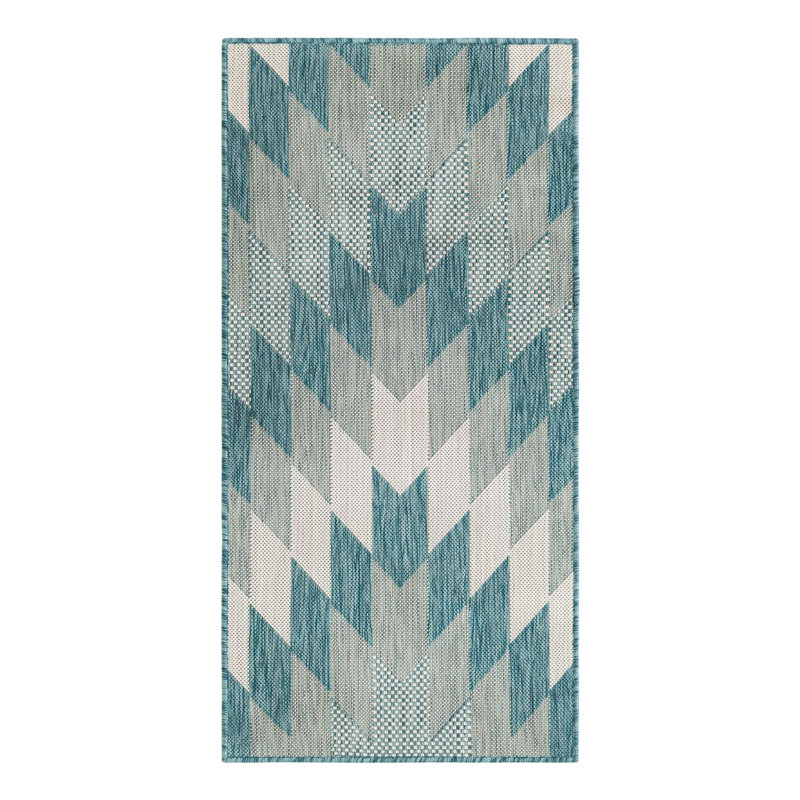 Blox Hower Indoor/Outdoor Area Rug, Runner 2' x 4'1"