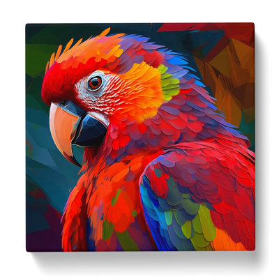 Parrot Fauvism - Wrapped Canvas
