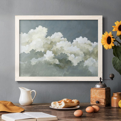 «Big Clouds III», peinture sur toile encadrée