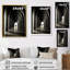 «Black Grey Tunnel Timeless Passage Classic», reproduction sur toile-710843051-710843050