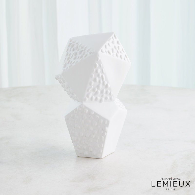 Les Facettes Sculpture, Matte White