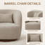 Fauteuil pivotant rembourré de 33 po de largeur-1495394886