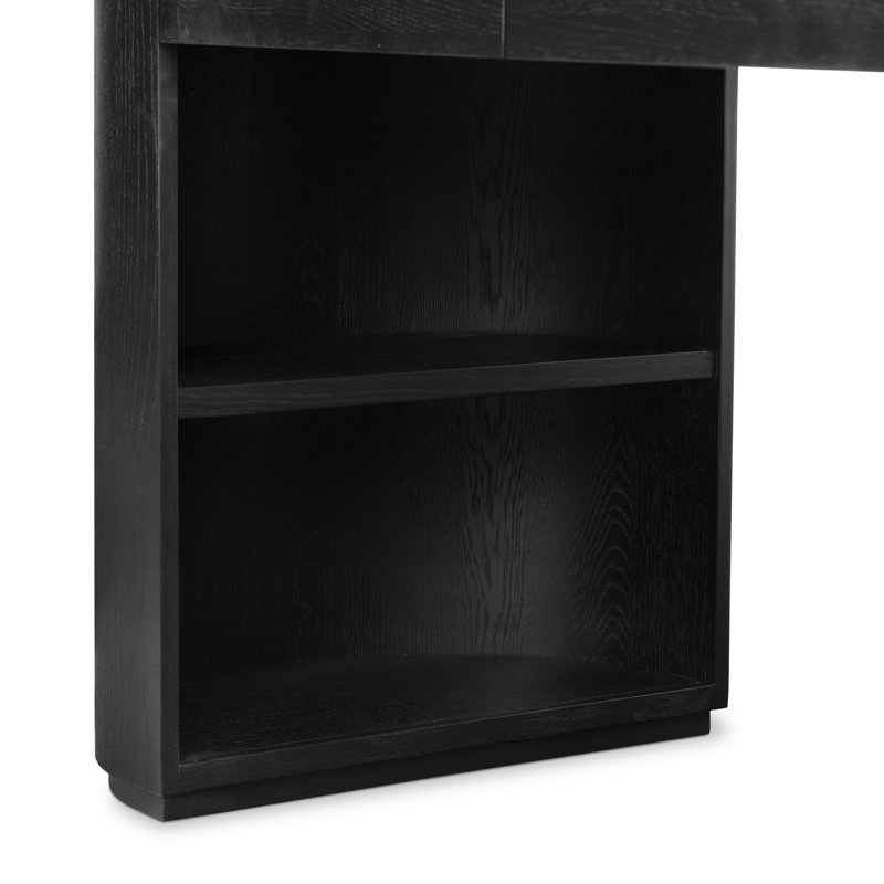 Pilar Writing Desk, Brushed Ebony