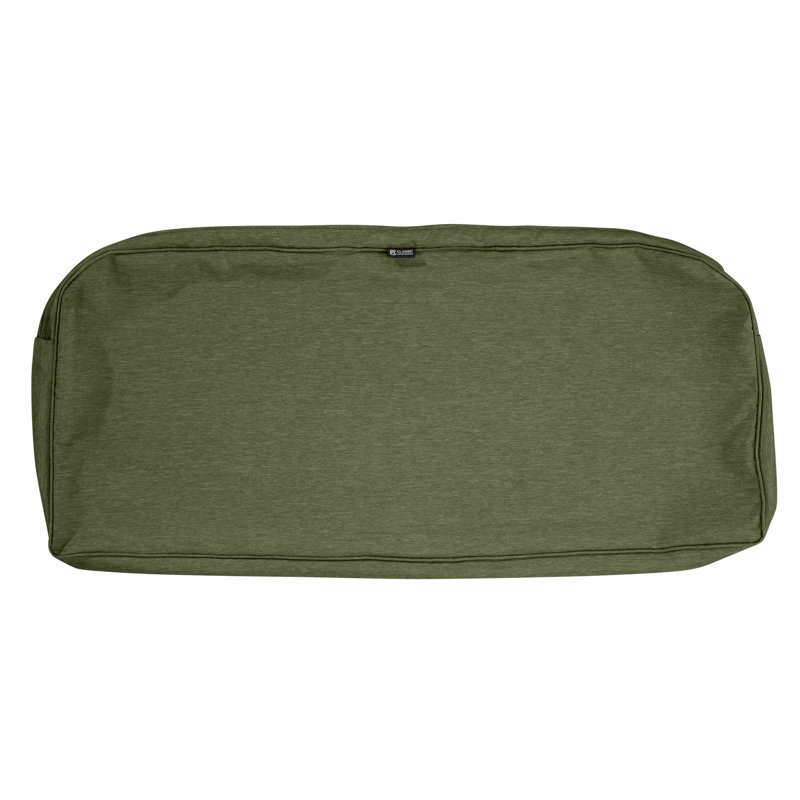 Montlake™ Countered Fadesafe Outdoor Bench Cushion Cover, Fern Green