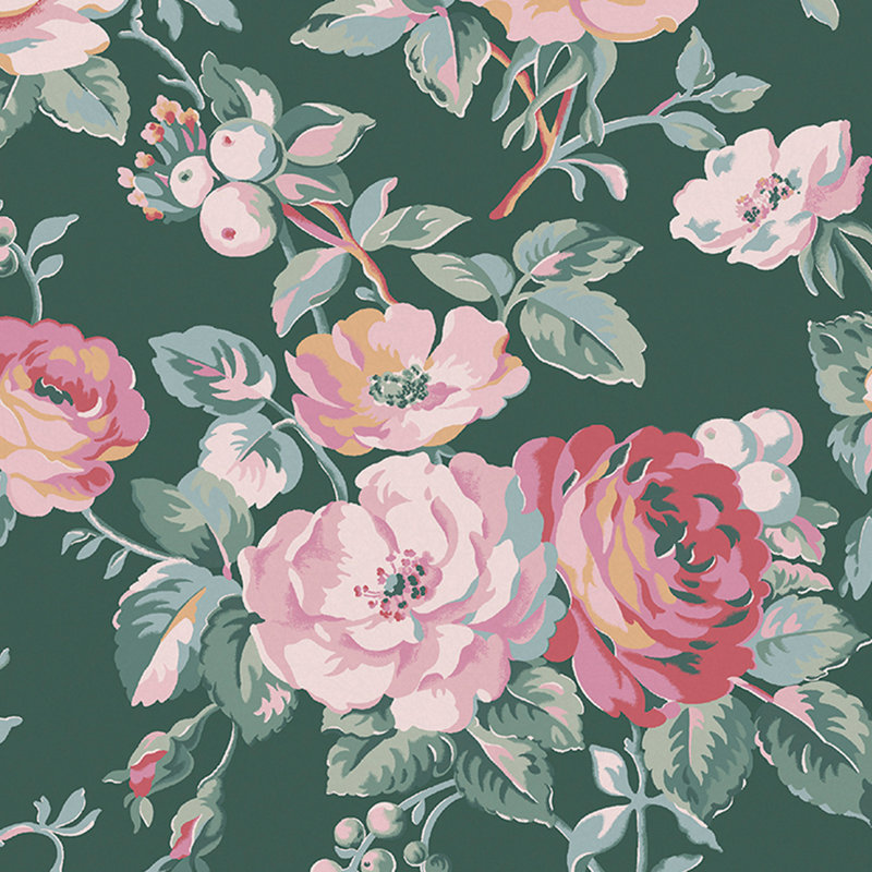 Cath Kidston Garden Rose Green, Green