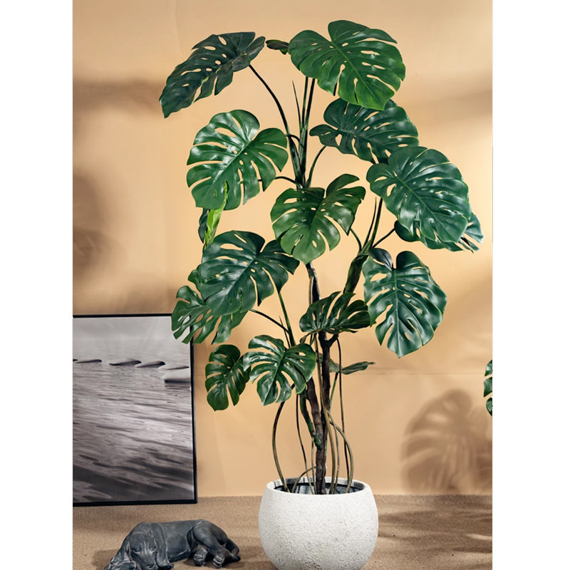 Faux arbres à grandes tortues, H 70,87 po x l 35,43 po x P 35,43 po