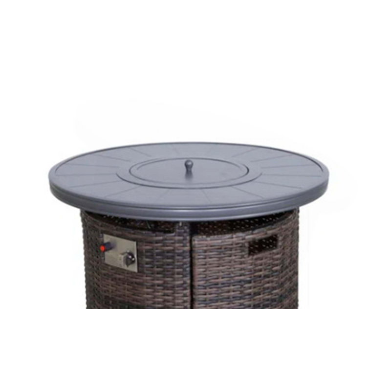 Aluminum Propane Outdoor Fire Pit Table