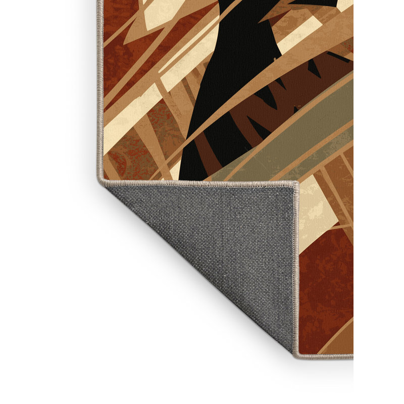 Tapis arc-en-ciel doux moelleux archer Ranger Kelton, 6 X 9