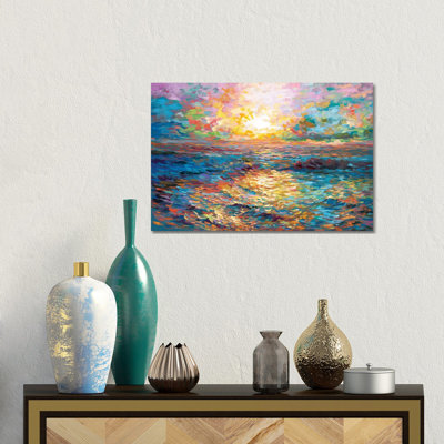 " Sunset In Mykonos " by Leon Devenice