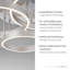 Cerah LED Semi Flush Mount