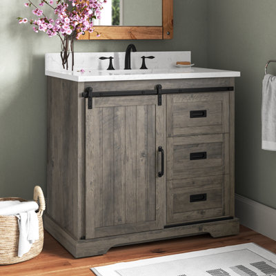 Cayden 36'' Single Bathroom Vanity with Top