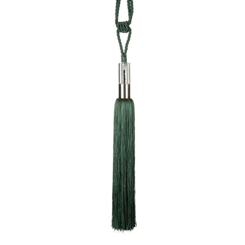 Dule Fabric 33cm Curtain Tieback, Dark Grey