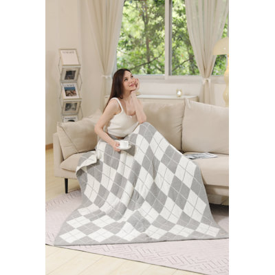 Jeté de luxe Argyle 