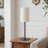 19" H Metal Table Lamp