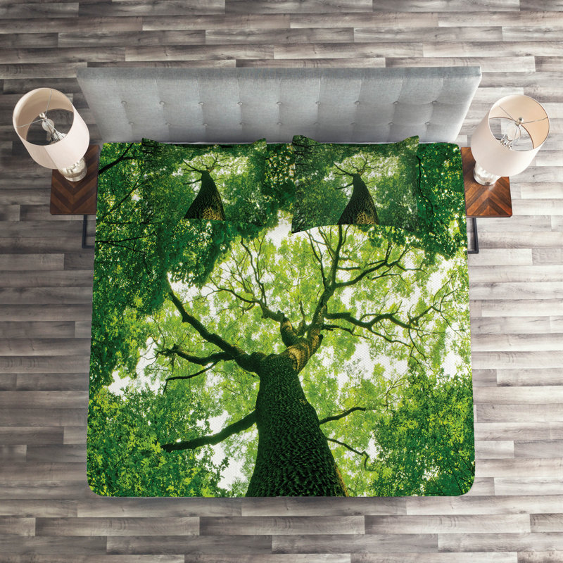 Forest Rustic Polyester Coverlet
