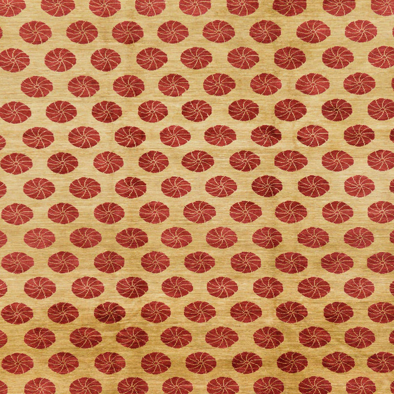Tapis abstrait moderne 162, Carré 5 pi