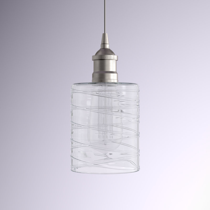 Karon 1 - Light Single Pendant, Brushed Satin Nickel