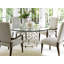 Laurel Canyon Bollinger Round Dining Table with Glass Top-33947666