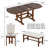 6 - Piece Extendable Dining Set