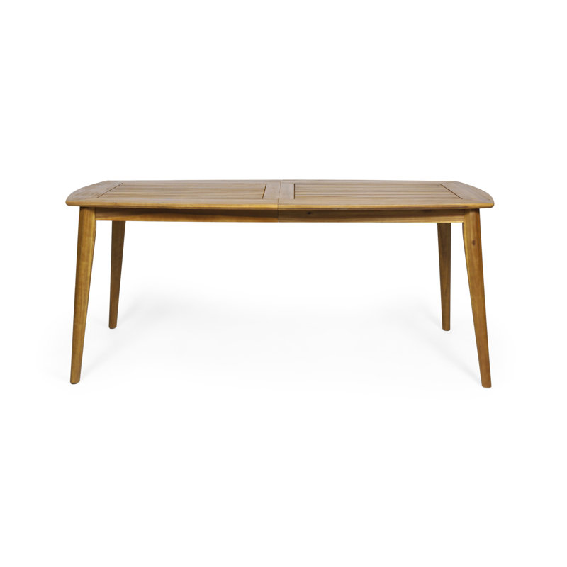 Rectangular Acacia Outdoor Dining Table , 31.5'' in. W 71'' in. D