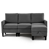 2 - Piece Upholstered L-Shaped Sectional