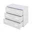 Lit mezzanine simple avec armoire et tablette - blanc-844363688