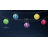 10-Count Multi-Colour Summer Paper Lantern Lights  Clear Bulbs