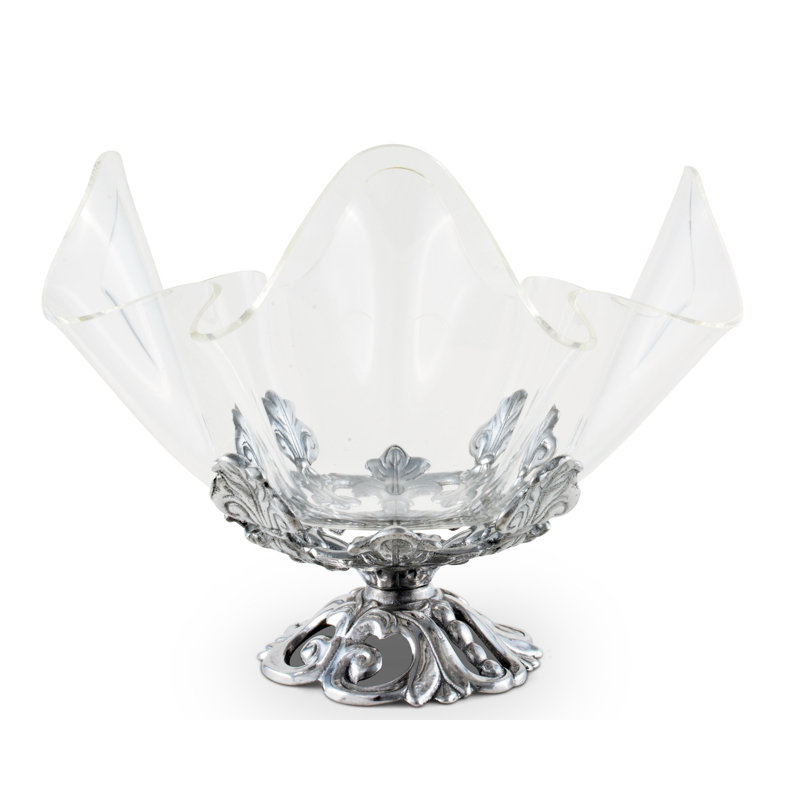 Fleur De Lis Fruit Bowl, 11"
