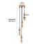 Kadian 4 - Light Rose Gold Cluster Pendant-257375465
